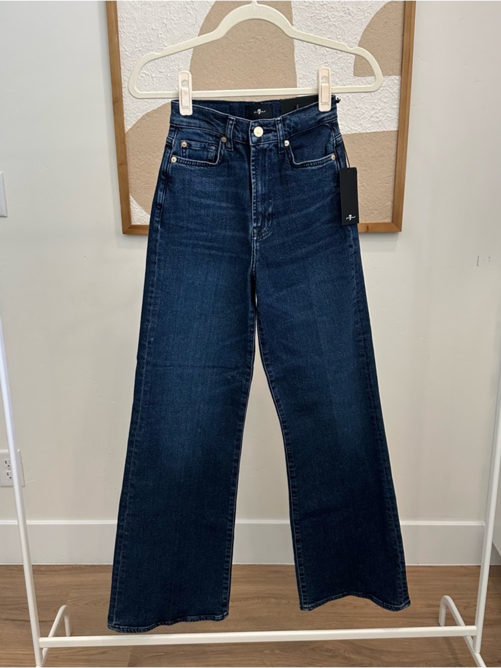 7 For All Mankind High Rise Wide Leg Jean